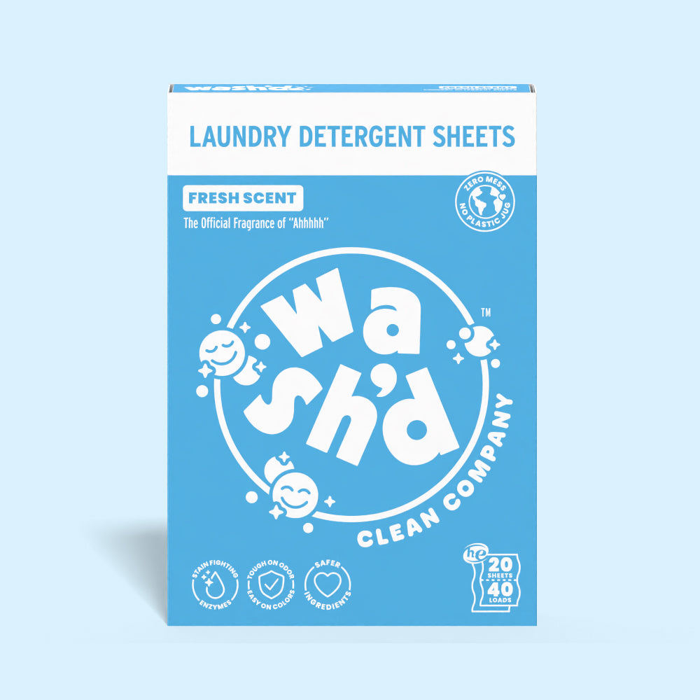 Laundry Detergent Sheets - 40 Loads – The Wash'd Clean Company