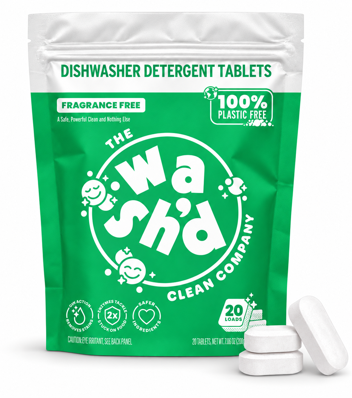 100% Plastic-Free Dishwasher Tablets