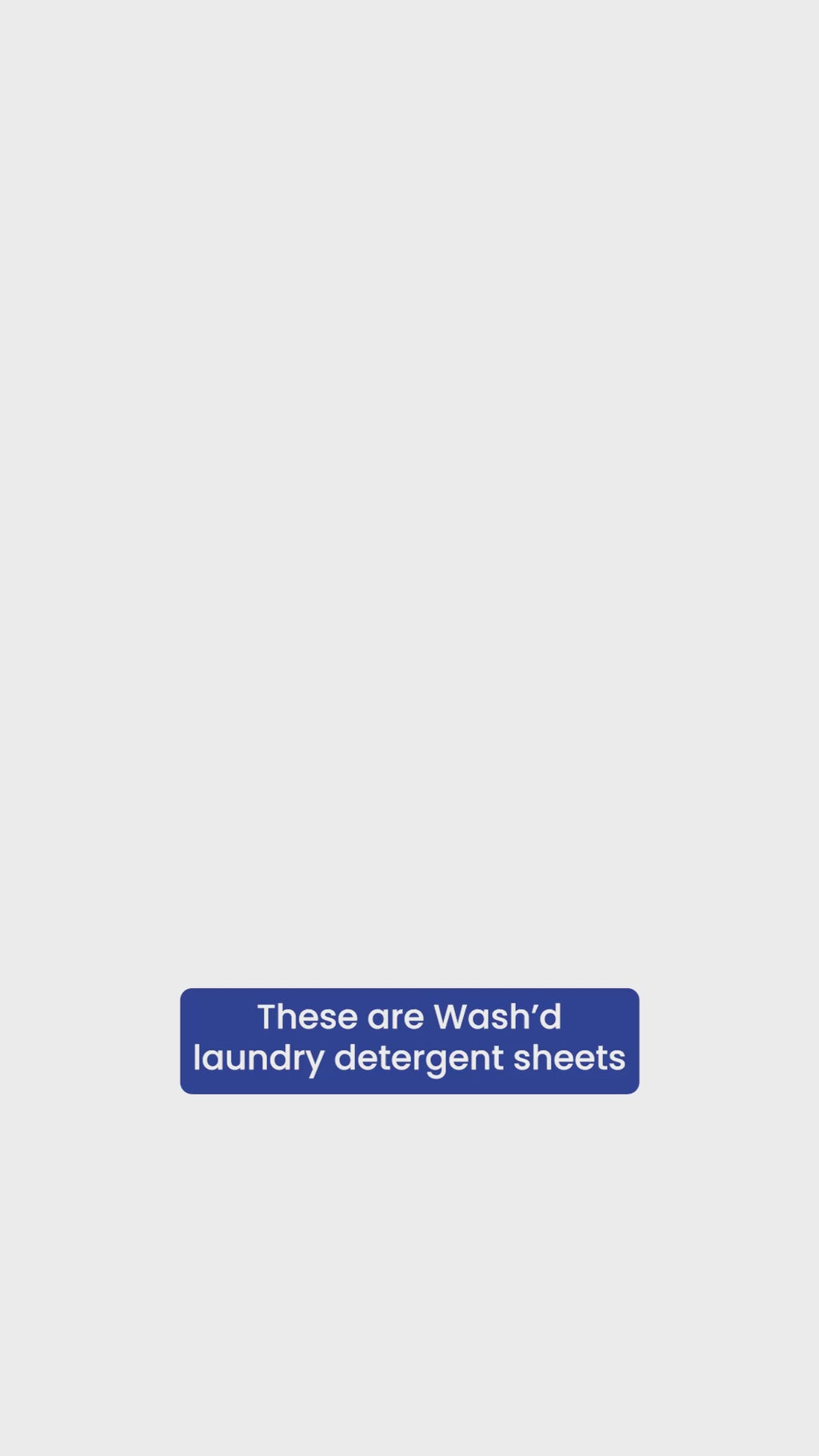 Laundry Detergent Sheets