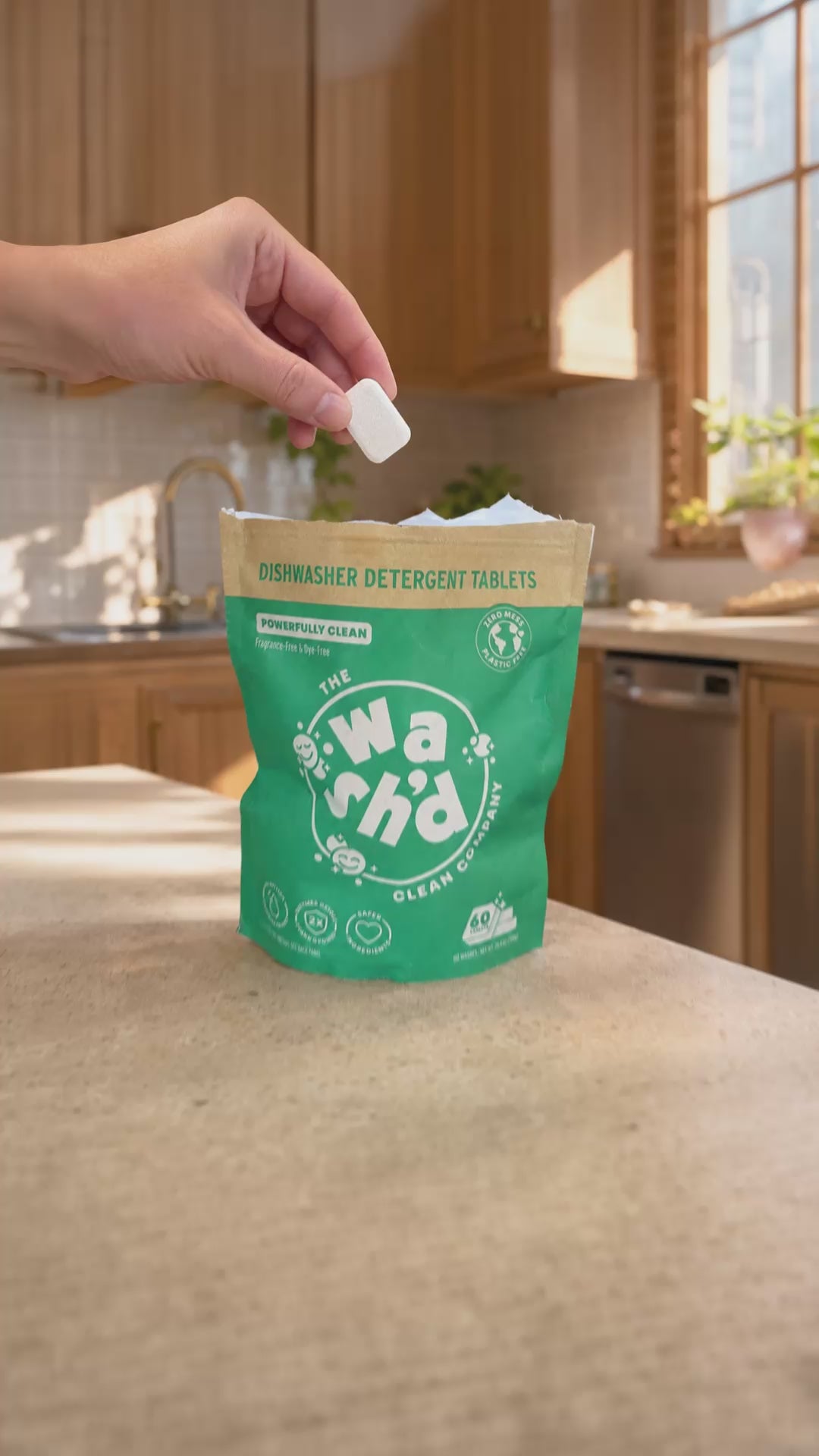 100% Plastic-Free Dishwasher Tablets